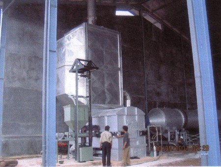 Overal view furnace batubara untuk rotary dryer